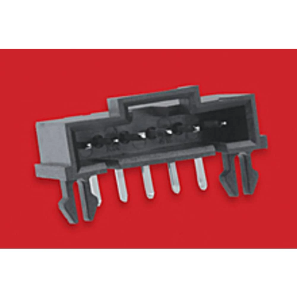 Molex ugradna standardna letva s muškim kontaktima  Ukupan broj polova 4 Raster: 2.54 mm 705510038 1 St. Tube slika