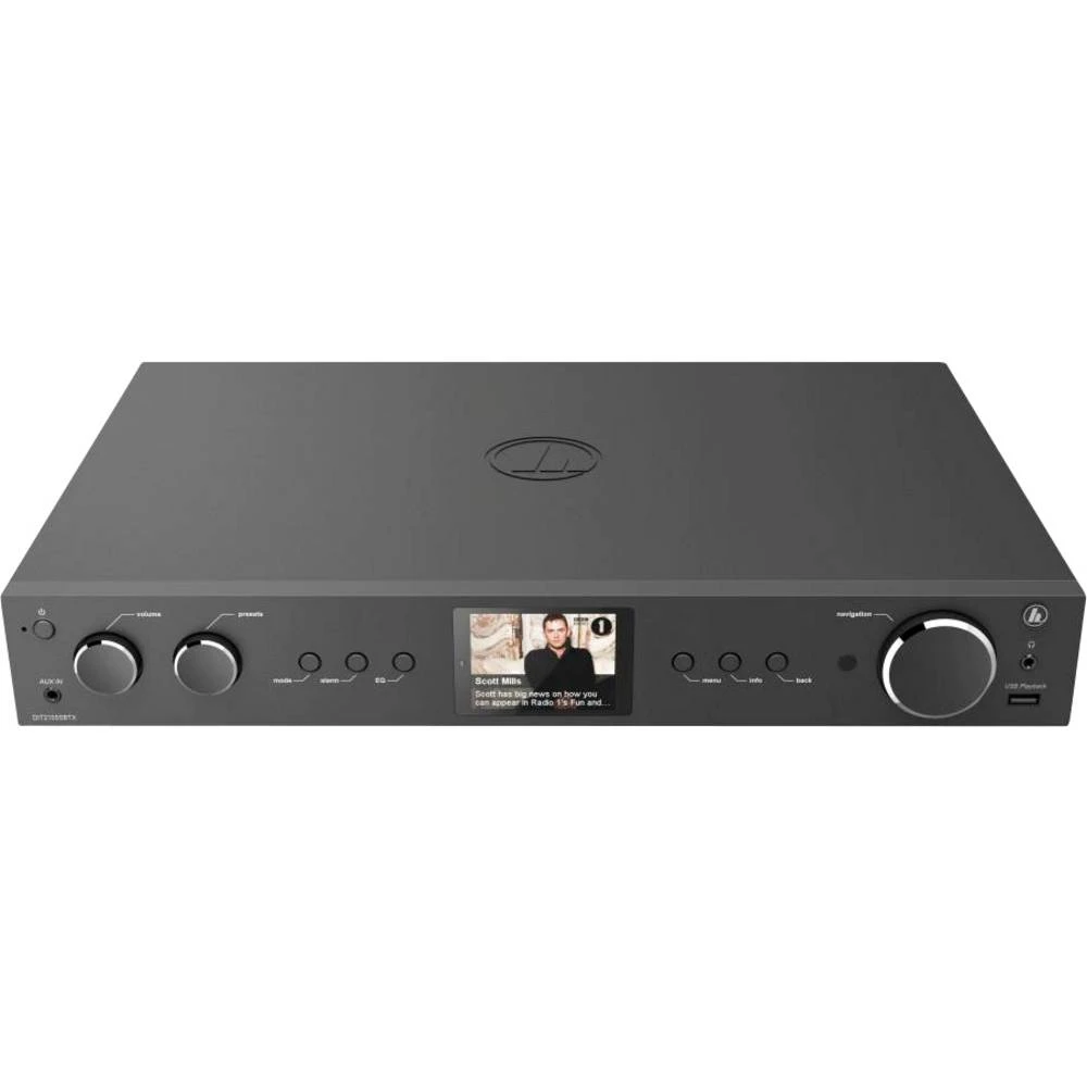 Hama DIT2105SBTX internet radio HiFi - tuner crna internet radio, DAB+, Bluetooth®, USB slika