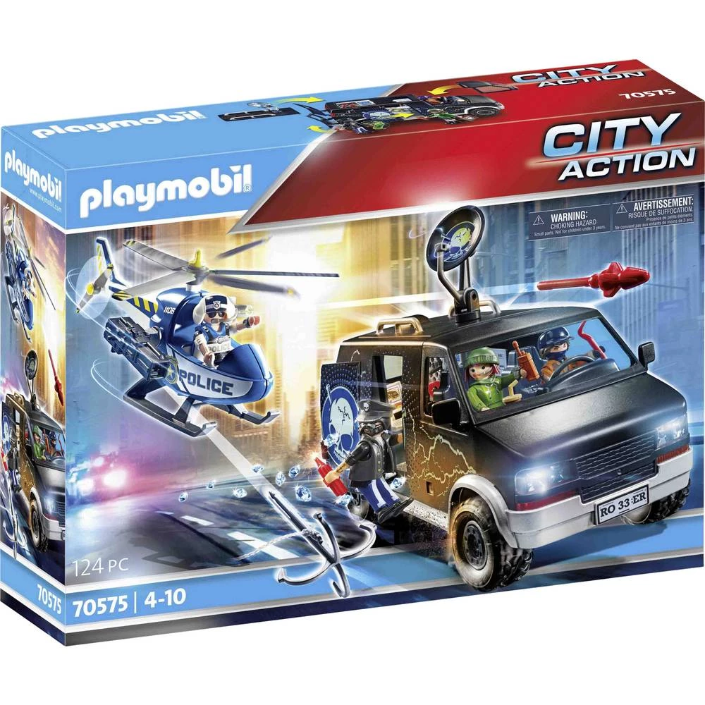 Playmobil® City Action Policijski helikopter: praćenje vozila u bijegu 70575 slika