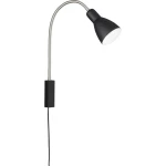 Fischer & Honsel Lolland 30391 noćna svjetiljka, stolna svjetiljka E27    nikal (mat), crna (mat)