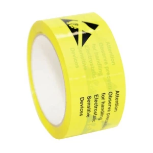 Antistat ESD ljepljiva traka 65 m žuta (D x Š) 65 m x 50 mm 054-0002 samoljepljivo slika