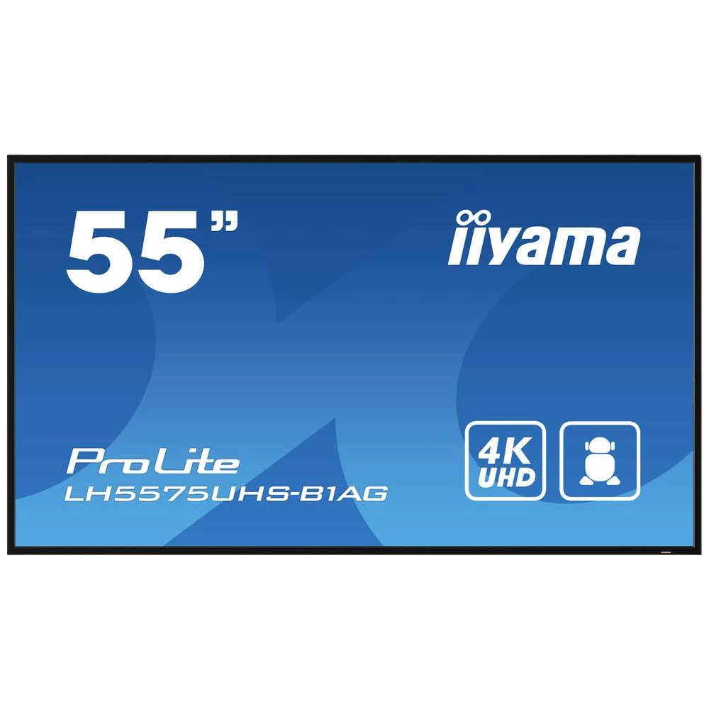 Iiyama ProLite LH5575UHS-B1AG Digital Signage zaslon Energetska učinkovitost 2021: G (A - G) 139 cm 54.6 palac 3840 x 21 slika