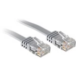 LINDY 47494 RJ45 mrežni kabel, Patch kabel cat 6 U/UTP 5.00 m siva  1 St.