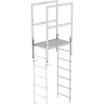 Günzburger Steigtechnik 62182 aluminij za prijelaz montaža s alatom