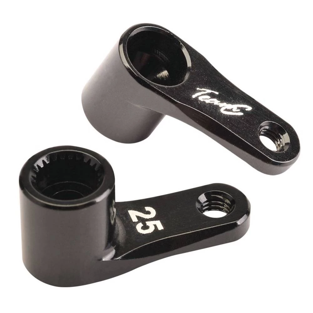 Rezervni dio Team C TU2825 Aluminijski servo rog 25Z 14mm crna slika