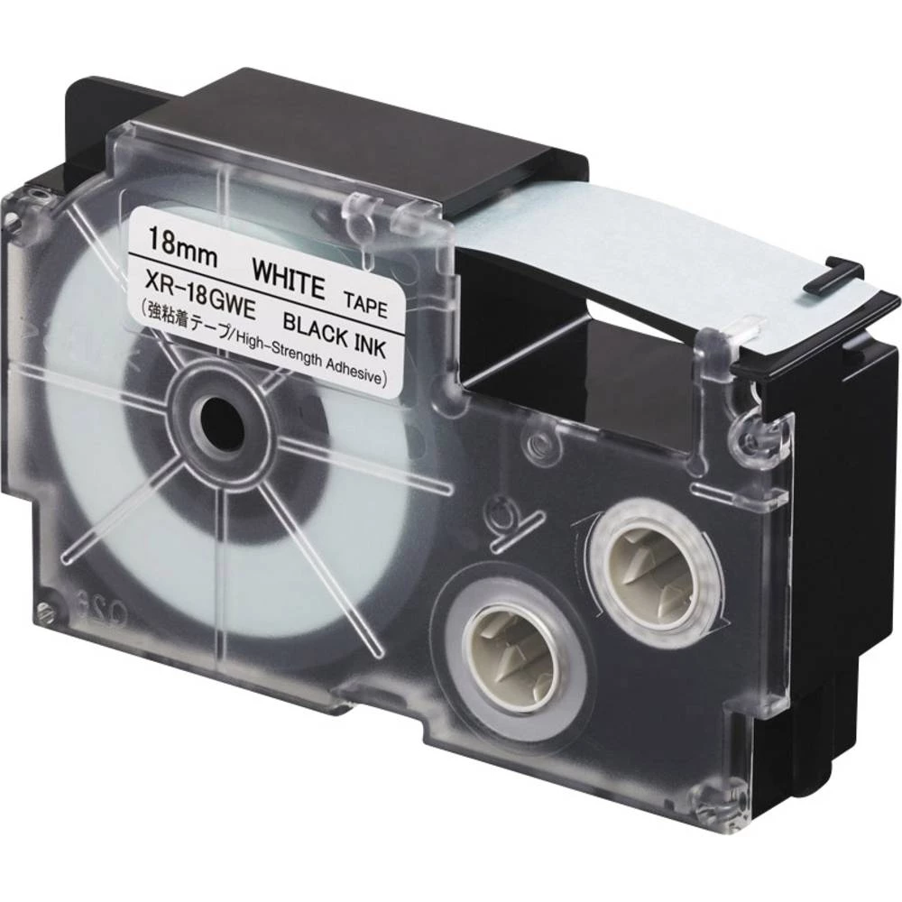 Posebno jako lepljiva traka Casio XR-18GWE Boja trake: Bijela Boja slova: Crna 18 mm 5.5 m slika