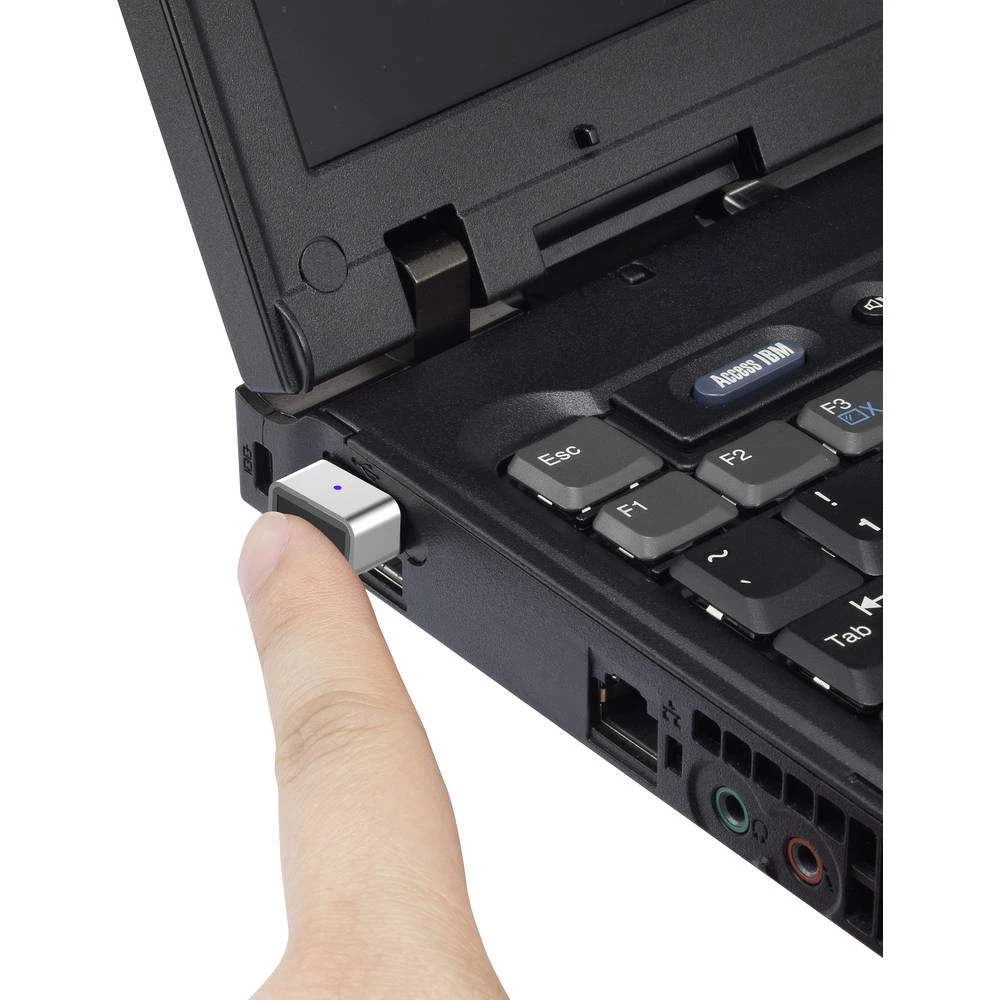 USB čitač otiska prsta Renkforce Windows Hello slika