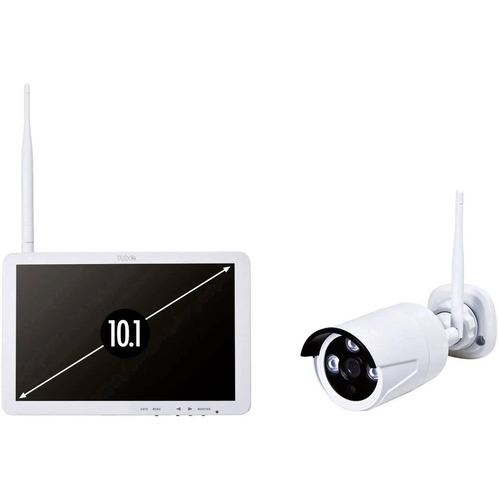 WLAN, LAN IP-Set sigurnosne kamere 4-kanalni S 1 kamerom 1280 x 720 piksel m-e modern-electronics VYSYS 1010 W slika