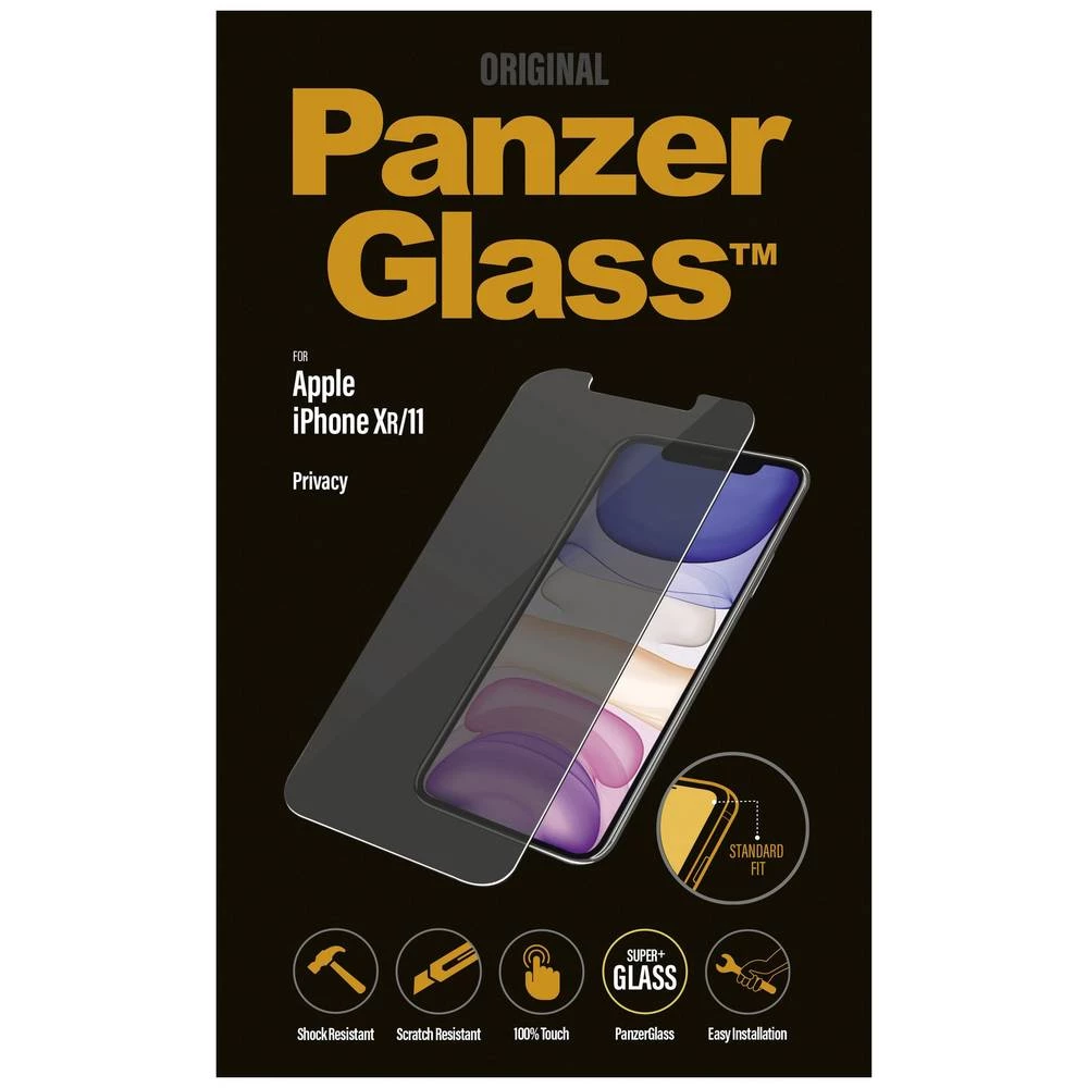 PanzerGlass  Standard Privacy  zaštitno staklo zaslona  iPhone 11, iPhone XR  1 St.  P2662 slika