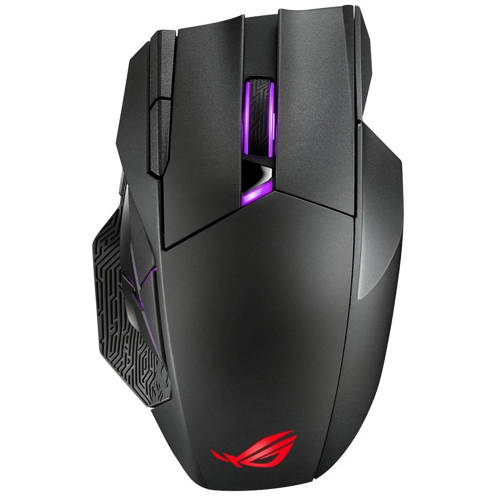 Asus ROG Spatha X igraći miš bežični, USB optički crna 12 Tipke 19000 dpi osvjetljen slika