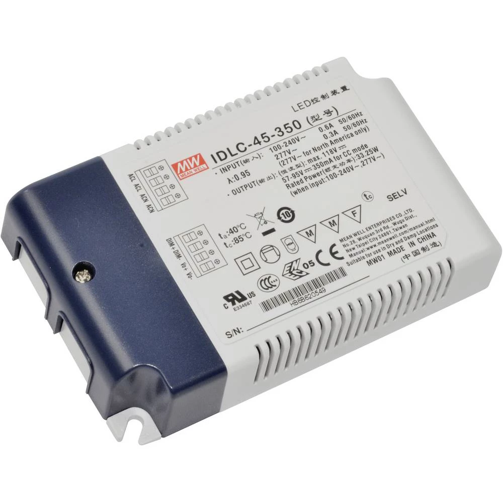 Mean Well led pogonski sklop konstantna struja 44.8 W 700 mA 38 - 64 V/DC slika