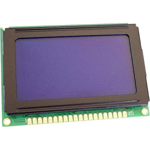 Display Elektronik LCD zaslon bijela plava boja 128 x 64 piksel (Š x V x d) 75 x 52.7 x 7 mm slika