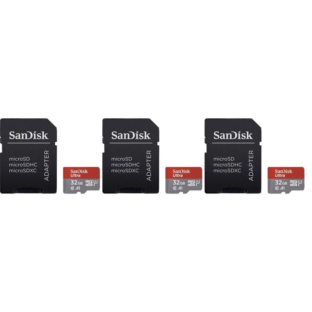 microSDHC kartica 32 GB SanDisk Ultra&reg; Class 10, UHS-I Standard izvedbe A1, Uklj. Android softver, Uklj. SD-adapter slika