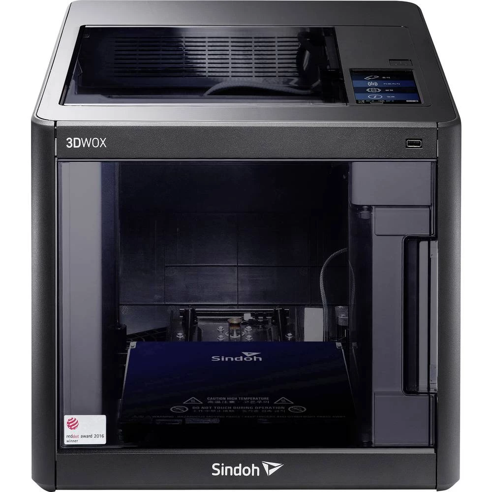 Sindoh DP200 3D pisač Zaslon osjetljiv na dodir u boji od 12,7 cm, Integrirana kamera, LED rasvjeta, Uključuje softver slika