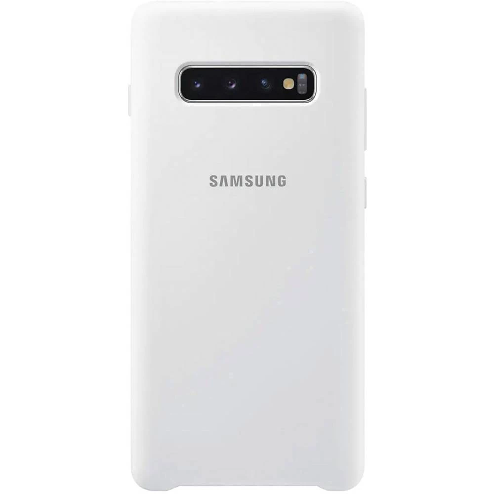 Samsung Silicone Stražnji poklopac za mobilni telefon Pogodno za: Galaxy S10+ Bijela slika