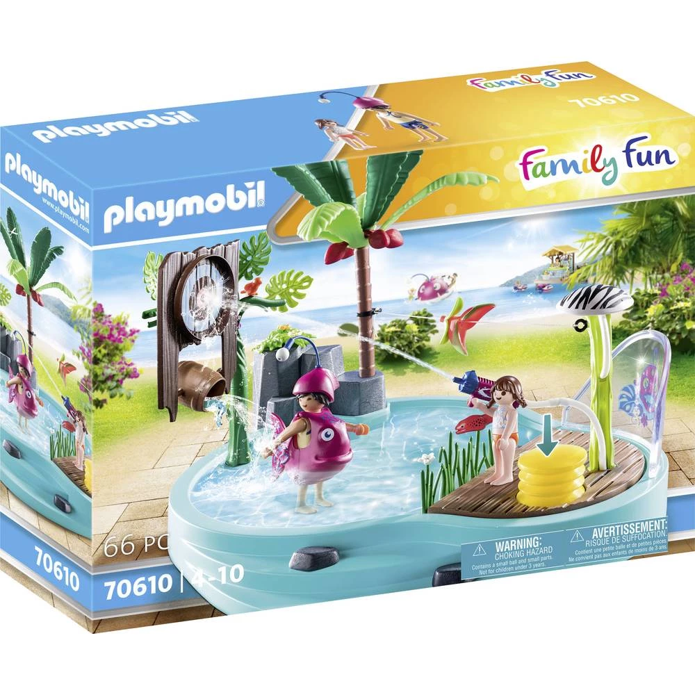 Playmobil® Family Fun Zabavni bazen s prskanjem vode 70610 slika