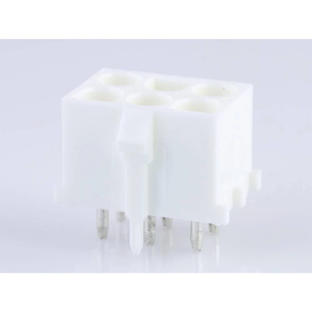 Molex kućište utiča za tiskanu pločicu Ukupan broj polova 6 Raster: 6.35 mm 432550137 1 St. Tray slika