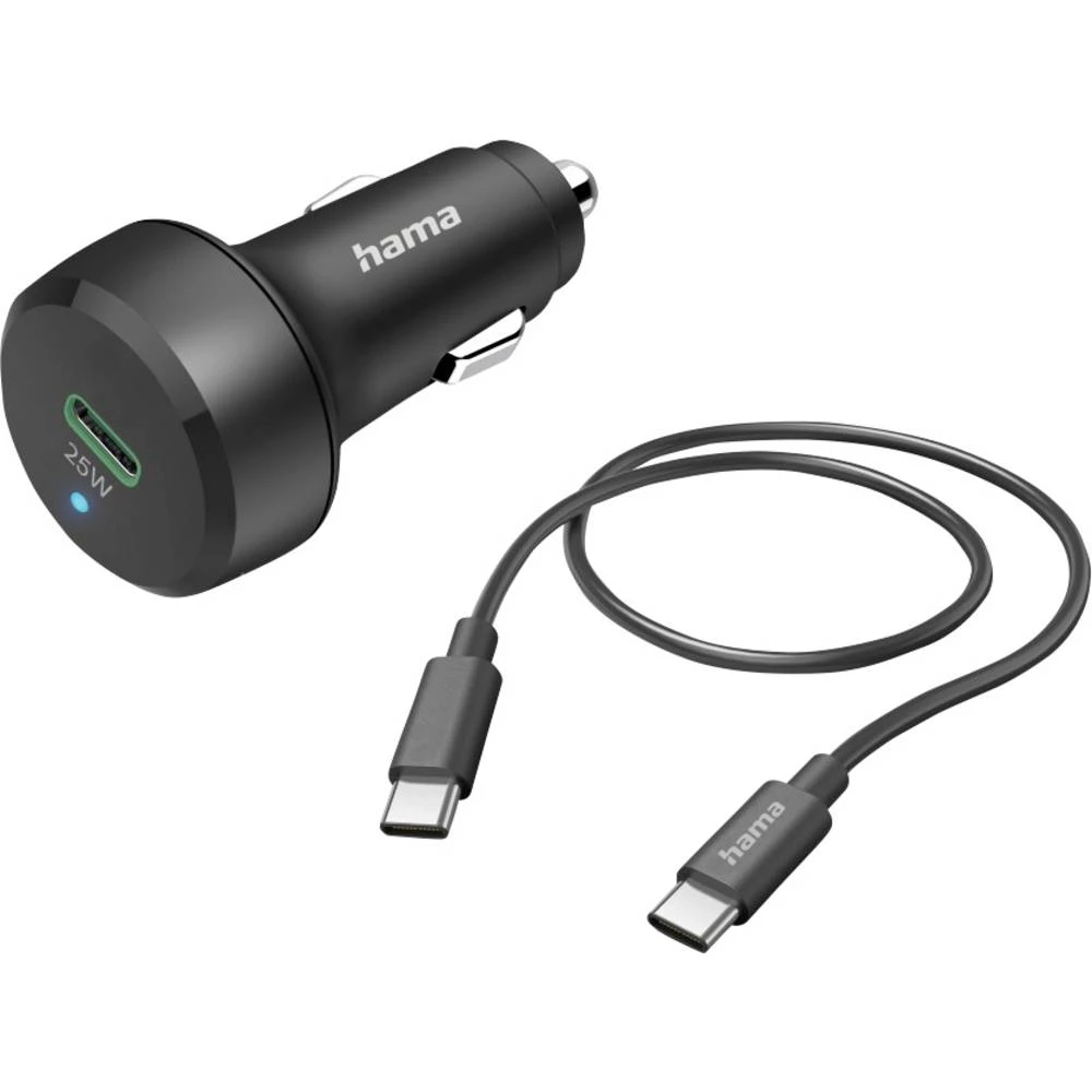Hama stanica za punjenje automobila 25.00 W crna slika