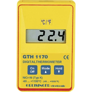 Greisinger Mjerač temperature Kalibriran po ISO -65 Do +199.9 °C Tip tipala K slika