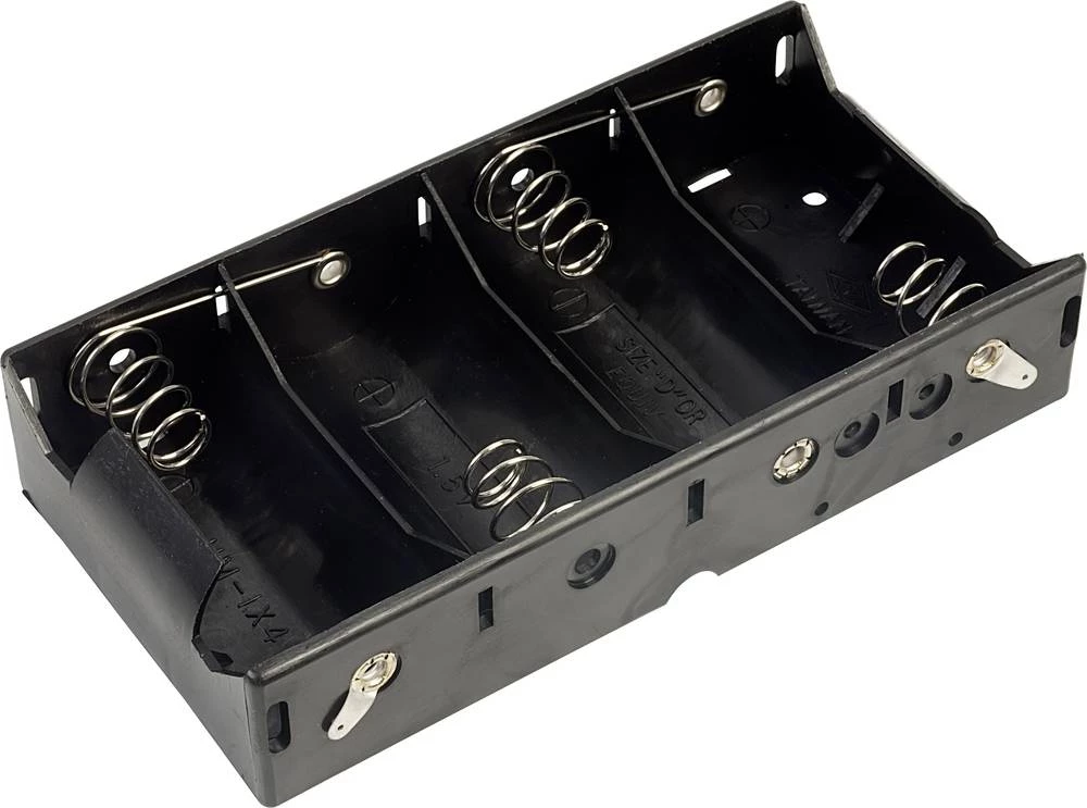 Baterije - držač 4x Mono (D) Lemni priključak TRU COMPONENTS 14-2D slika