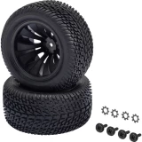 Reely 1:10 XS Truggy Kompletni kotači Block-Profil 12 krakova Crna 2 ST