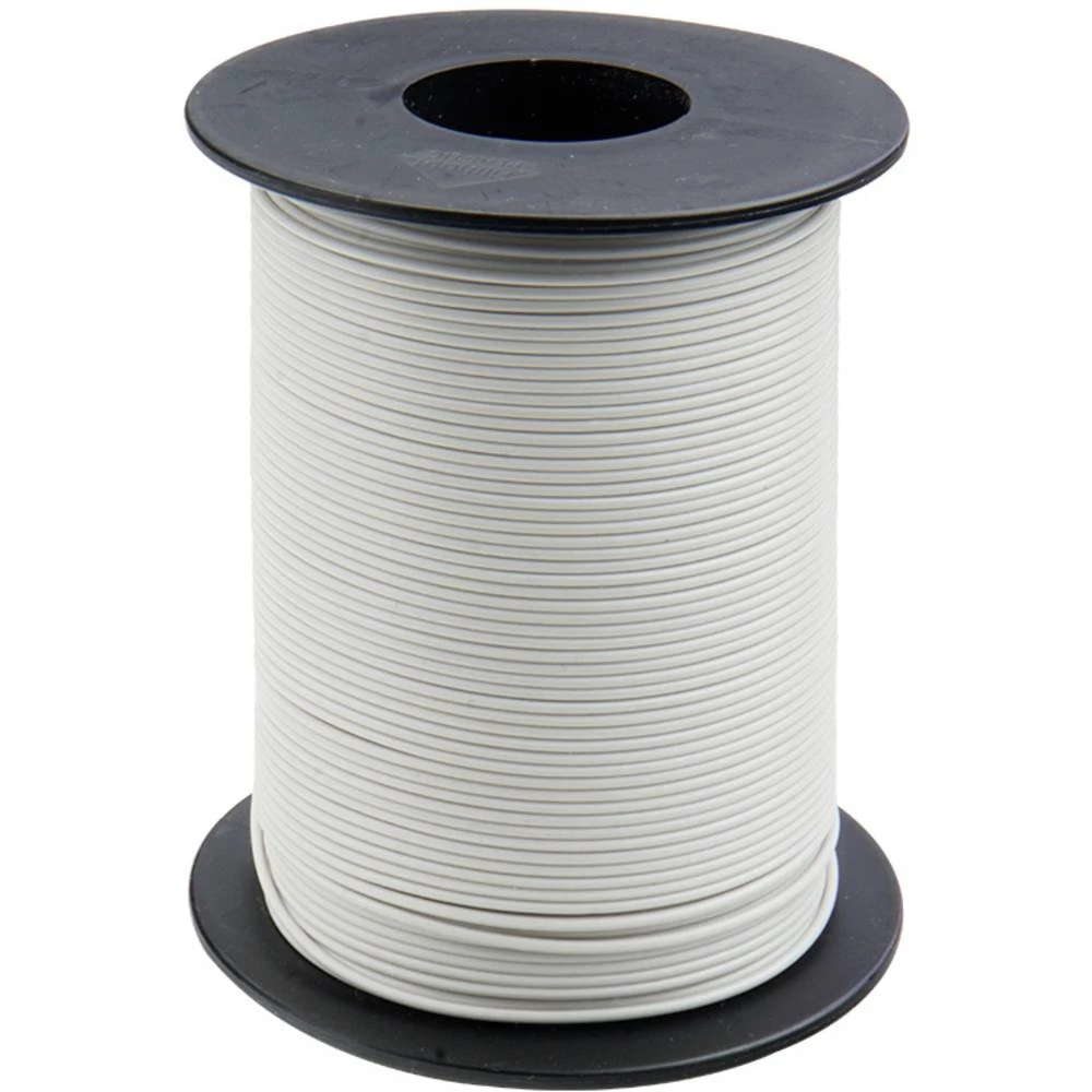 Donau Elektronik 125-S50-5 pletenica  1 x 0.25 mm² bijela 50 m slika