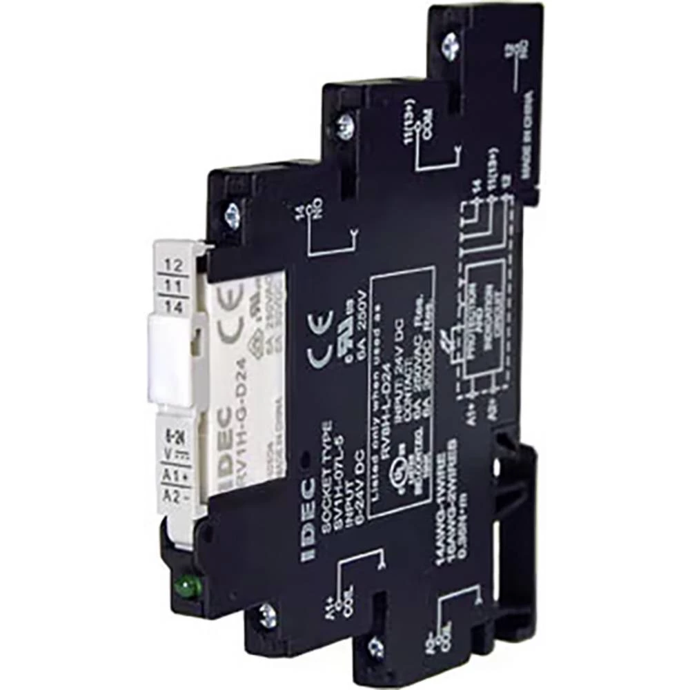 Idec RV8H Series industrijski relej Nazivni napon: 24 V/AC, 24 V/DC Prebacivanje struje (maks.): 6 A 1 kom. slika