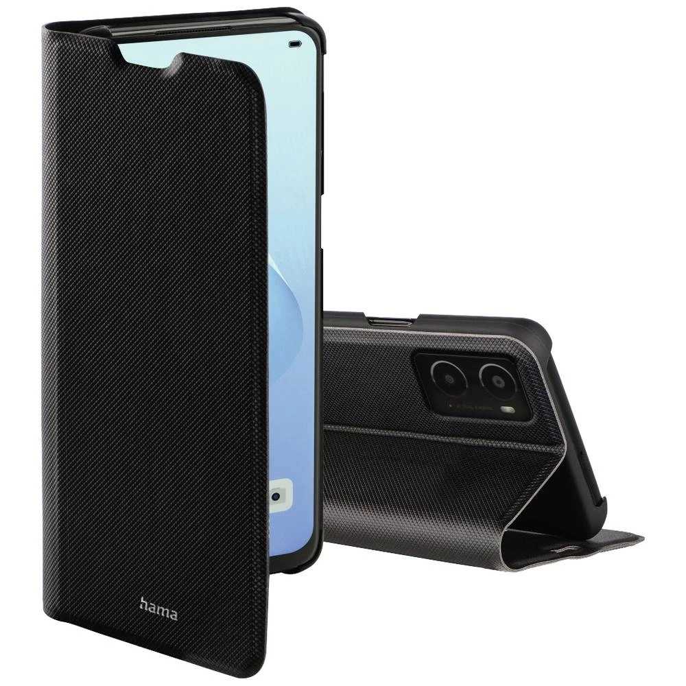 Hama Slim Pro Pogodno za model mobilnog telefona: A76, A96, crna Hama Slim Pro knjižica Oppo A76, A96 crna slika