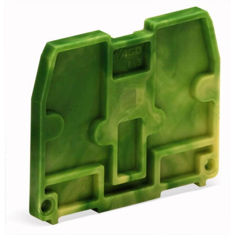 WAGO Krajna ploča zelene boje -žute boje 100 komada slika