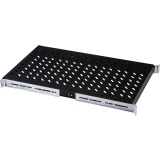 19 " Polica za uređaje mrežnog ormara 1 U Digitus DN-19 TRAY-2-1000SW Proširivi Prikladno za dubinu ormara: 1000 mm Crna