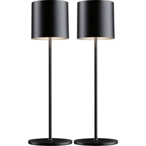 Paulmann Tuni LED akumulatorska stolna lampa 2.8 W toplo bijela crna (mat) slika