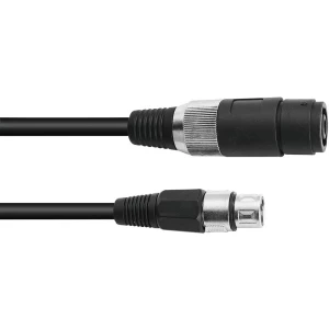 Omnitronic 30225600 XLR adapter cable [1x ženski konektor za zvučnike - 1x XLR utičnica 3-polna] 1.00 m crna slika