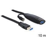 Delock USB kabel USB 3.0 USB-A utikač, USB-A utičnica 10.00 m crna 83415
