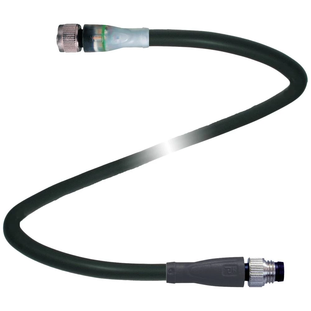 Pepperl+Fuchs 240818-100001 utični konektor za senzor/aktivator, konfekcionirani 5 m Broj polova: 3, 3 1 St. slika