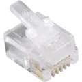 BEL Stewart Connectors 940SP3066R 940SP3066R ravni muški konektor Broj pola: 6P6C stakleno prozirna 1 St. slika
