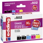 Edding Tinta Zamijena Canon PGI-550PGBK XL, CLI-551 C,M,Y XL Kompatibilan Kombinirano pakiranje Crn, Cijan, Purpurno crven, Žut