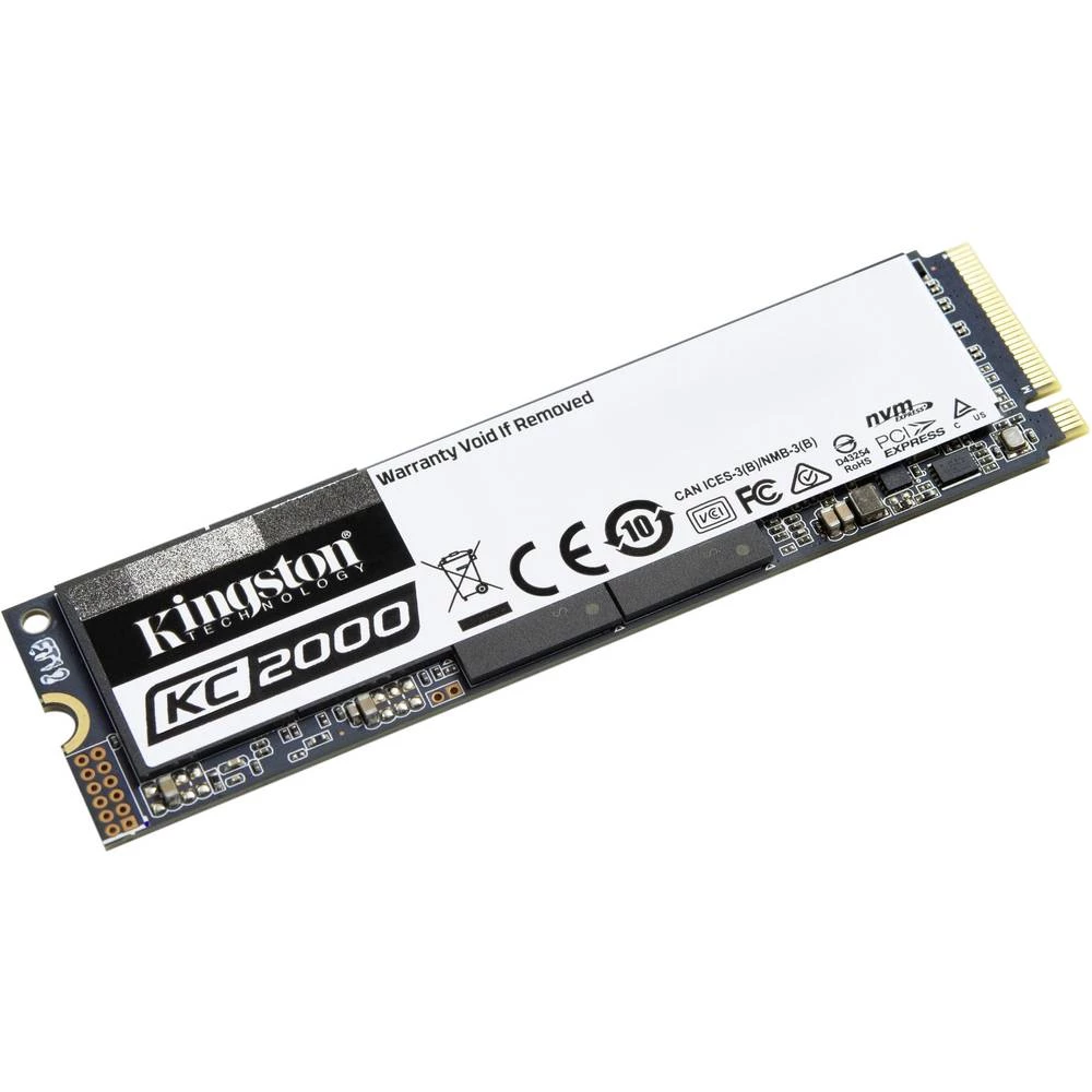 Unutarnji SATA M.2 SSD 2280 500 GB Kingston KC2000 Maloprodaja SKC2000M8/500G PCIe NVMe 3.0 x4 slika