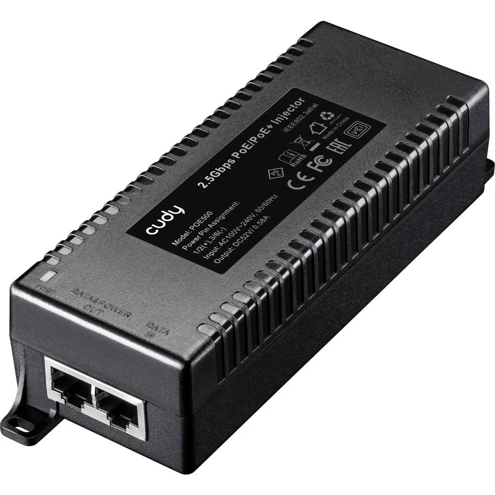 cudy POE500 PoE injektor 2.5 GBit/s #####IEEE802.3af (15.4 W), #####IEEE802.3at (30 W) slika