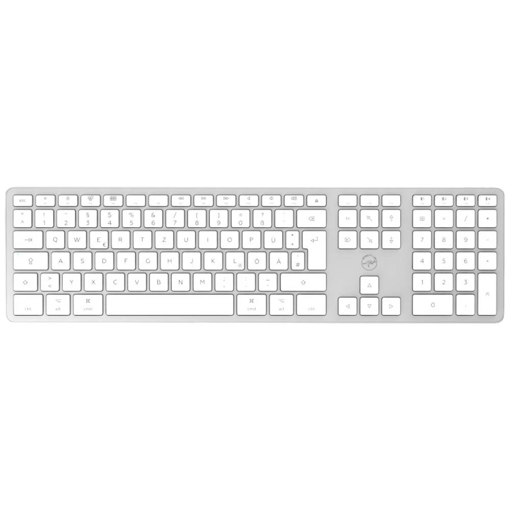 Mobility LAB ML311869 Bluetooth® tipkovnica njemački, qwerty, Mac srebrna funkcija multipair slika