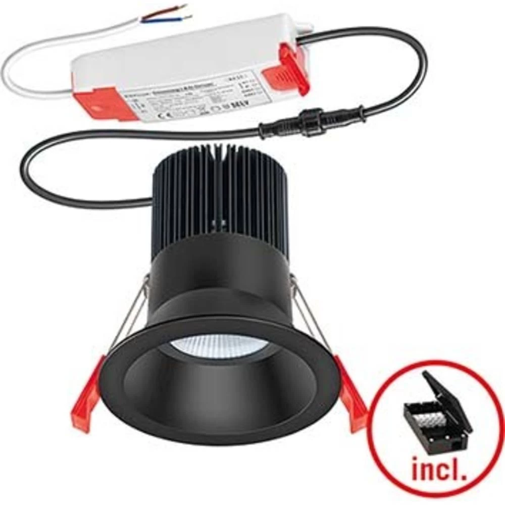 ESYLUX IDLSTI23 #EO10304606 EO10304606 LED stropna svjetiljka ATT.CALC.EEK: LED Bijela Crna slika