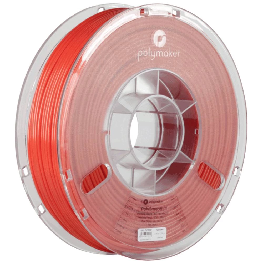 Polymaker PJ01016 PolySmooth 3D pisač filament PVB može se polirati 2.85 mm 750 g koraljno crvena  1 St. slika