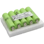 Baterija za medicinsku tehniku Akku Med Zamjenjuje originalnu akumul. bateriju 1.2-600 1.2 V 600 mAh