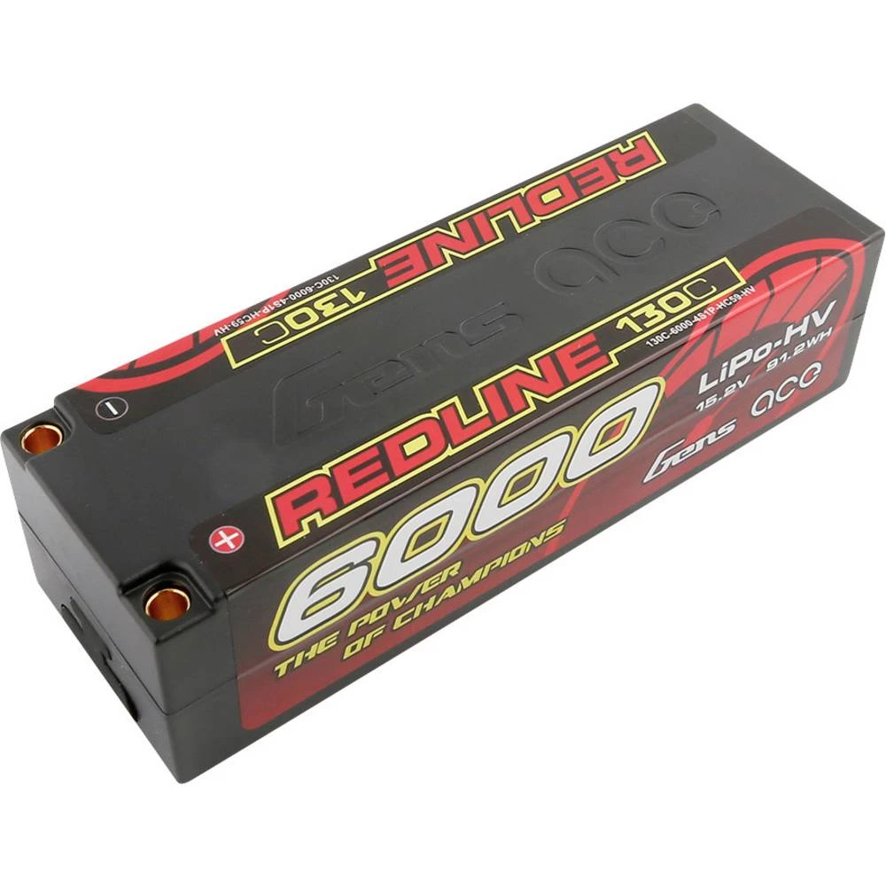 Gens ace lipo akumulatorski paket za modele 15.2 V 6000 mAh Broj ćelija: 4 130 C tvrdo kućište slika