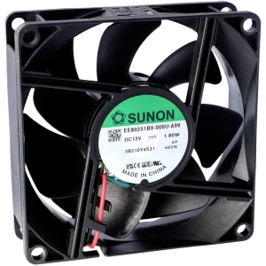 Sunon EF80251B1-1000U-A99 aksijalni ventilator 12 V/DC 69.94 m³/h (D x Š x V) 25 x 80 x 80 mm slika
