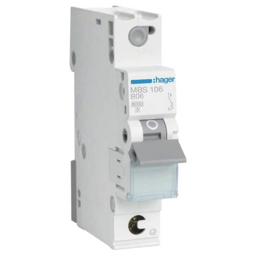 Hager MBS106 MBS106 zaštitna sklopka za vodove    1-polni 6 A  400 V slika