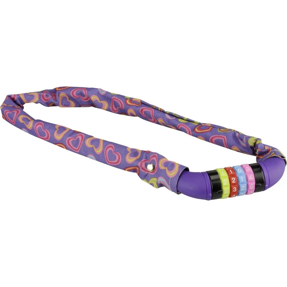 Fischer Fahrrad 85894 Lokot sa lancem Šarena boja Zaključavanje s brojčanikom slika