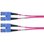 Staklena vlakna Svjetlovodi Priključni kabel [1x Muški konektor SC - 1x Muški konektor SC] 50/125 µ Multimode OM3 5 m Tele