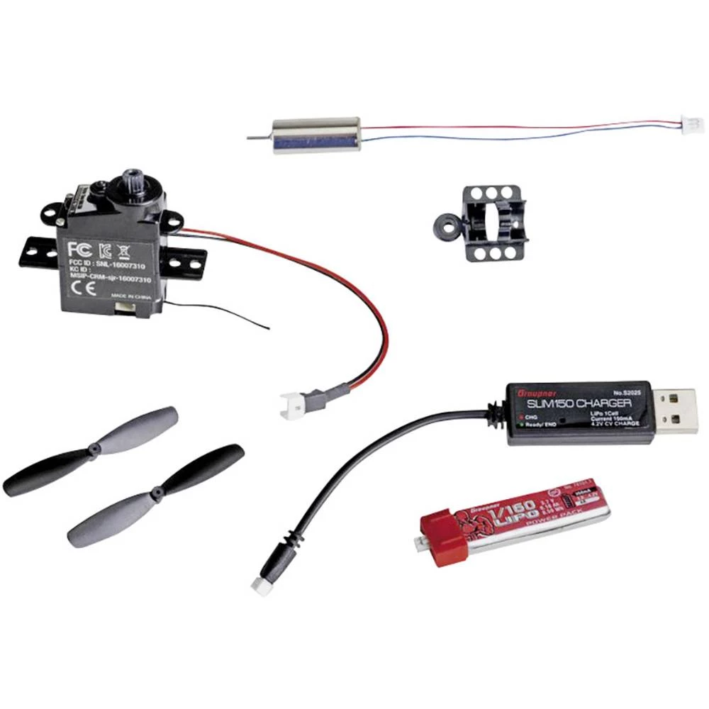 Brushed pogonski set za modele aviona 34003 Prikladno za: PunkAir Picus, PunkAir Agilis slika