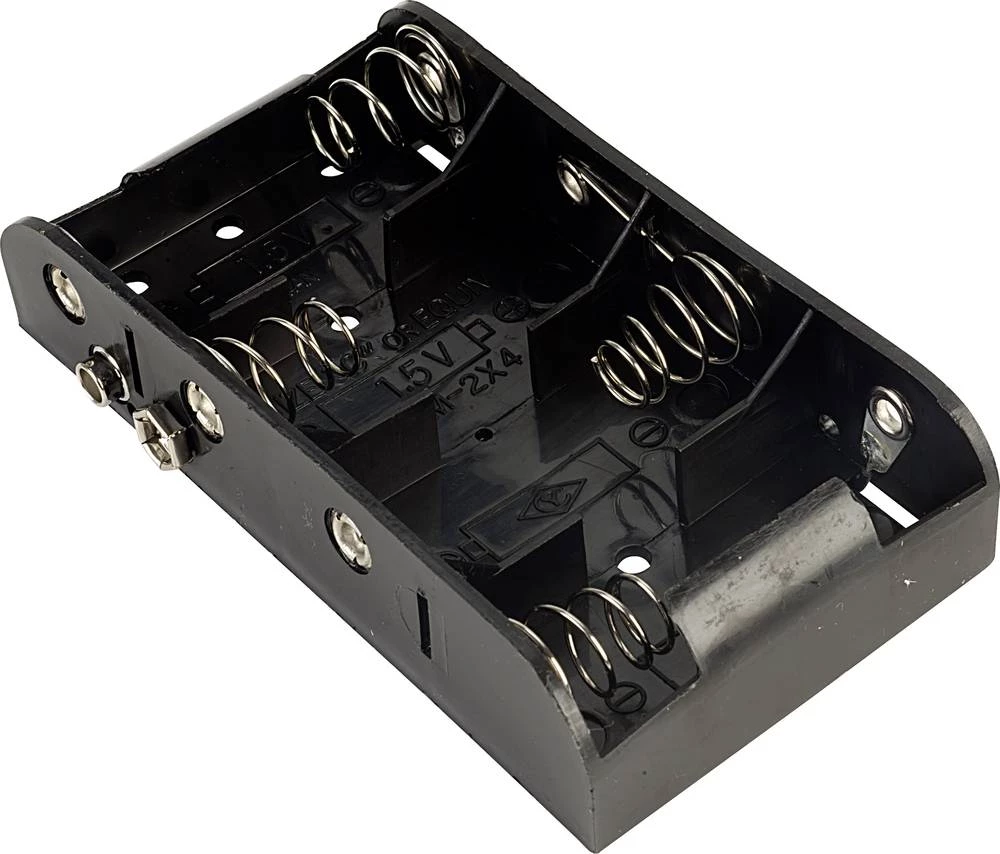 Baterije - držač 4x Baby (C) Snap priključak TRU COMPONENTS 24-2B slika