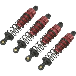 Reely 1:10 aluminijski uljni amortizeri crvena (metalna) sa oprugom crna 90 mm 4 St. slika